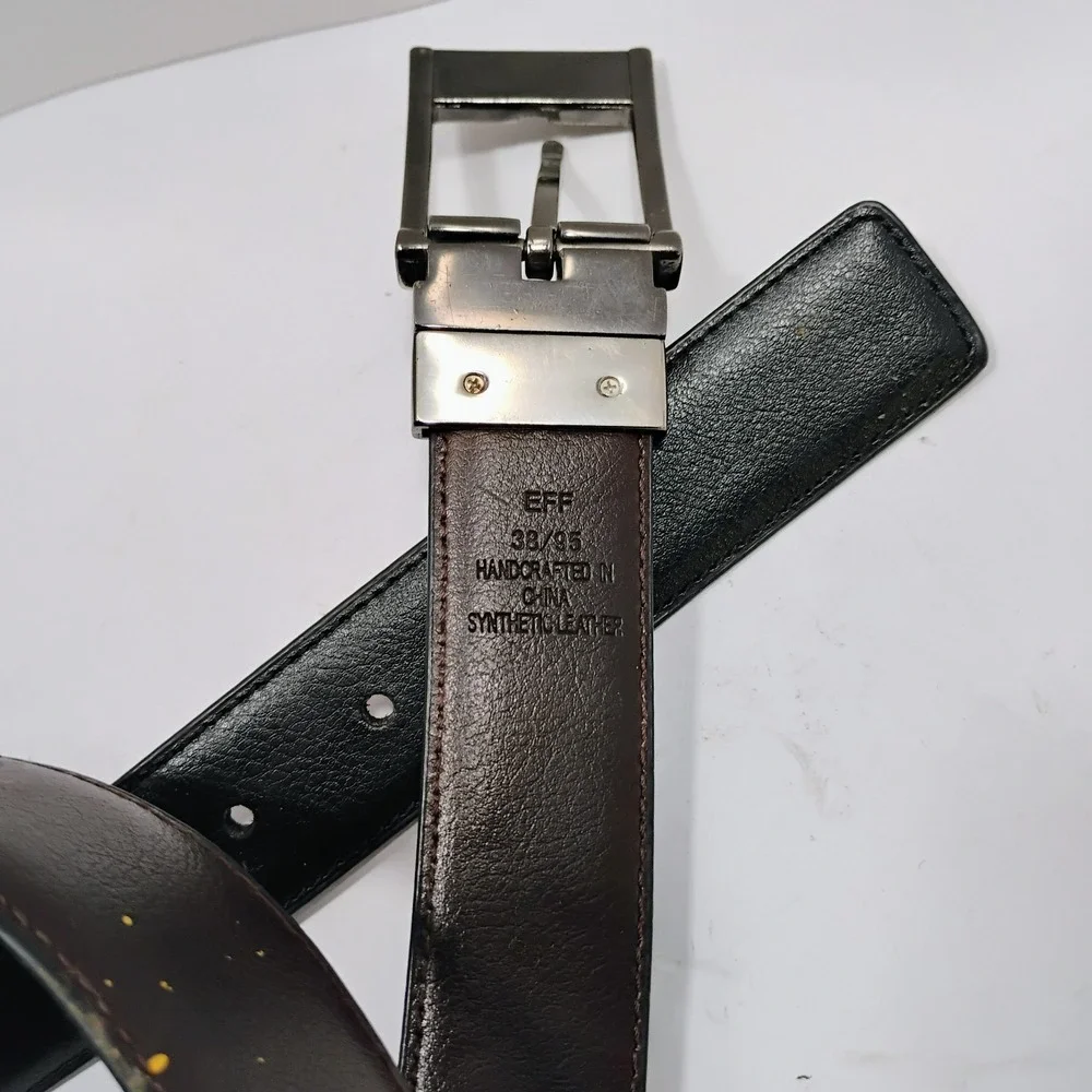 Reaction Kenneth Cole Reversible Black/ Brown Men's Belt 38/95